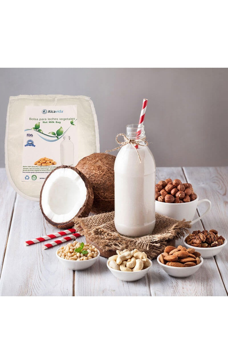 Bolsa para hacer todo tipo de leches vegetales y germinadora.