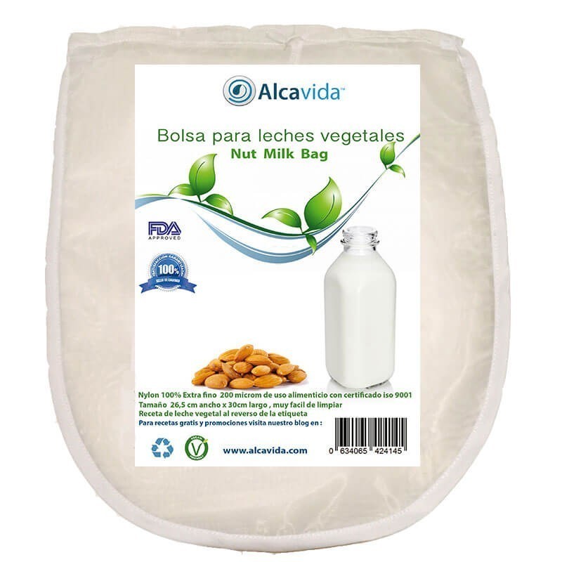 Bolsa para hacer todo tipo de leches vegetales y germinadora.