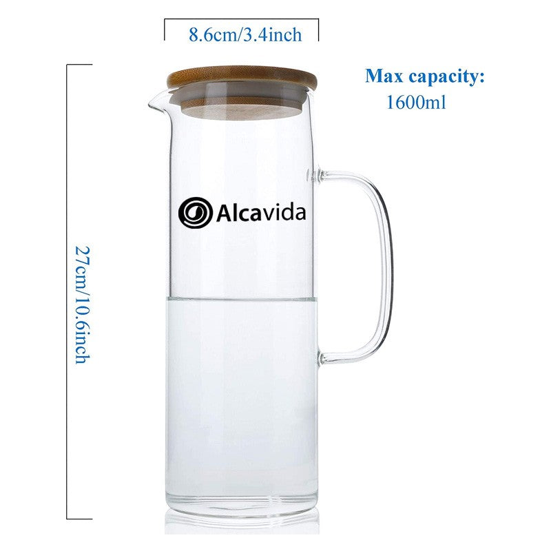 Jarra de cristal borosilicato Alcavida 1.6 litros