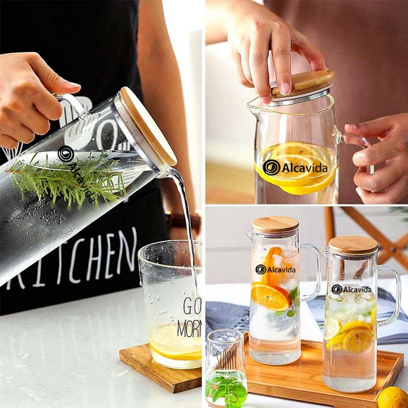 Jarra de cristal borosilicato Alcavida 1.6 litros