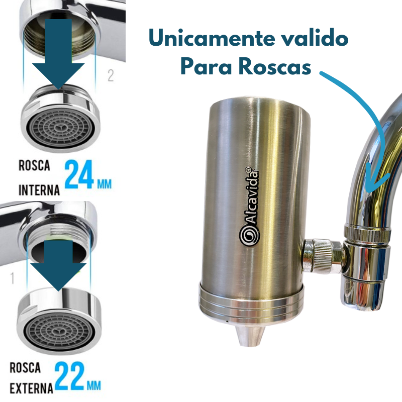 Sistema filtrado de agua para el grifo Alcavida Active oferta anual