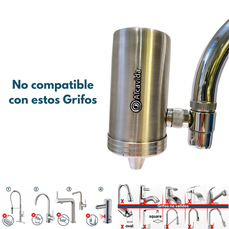 Sistema filtrado de agua para el grifo Alcavida Active oferta anual