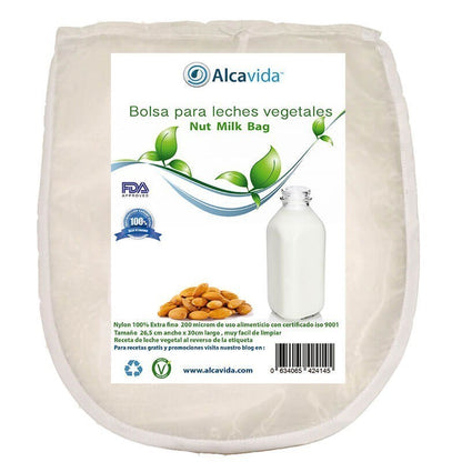 Bolsa para hacer todo tipo de leches vegetales y germinadora.