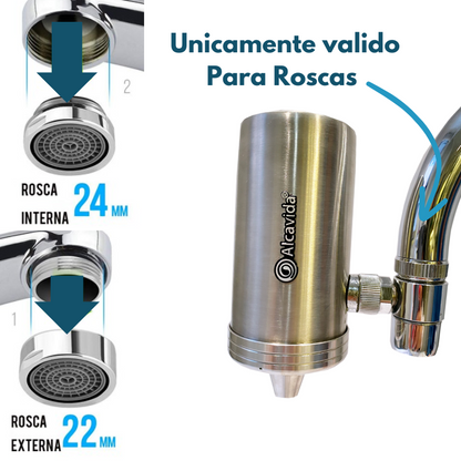 Sistema filtrado de agua para el grifo Alcavida Active oferta anual